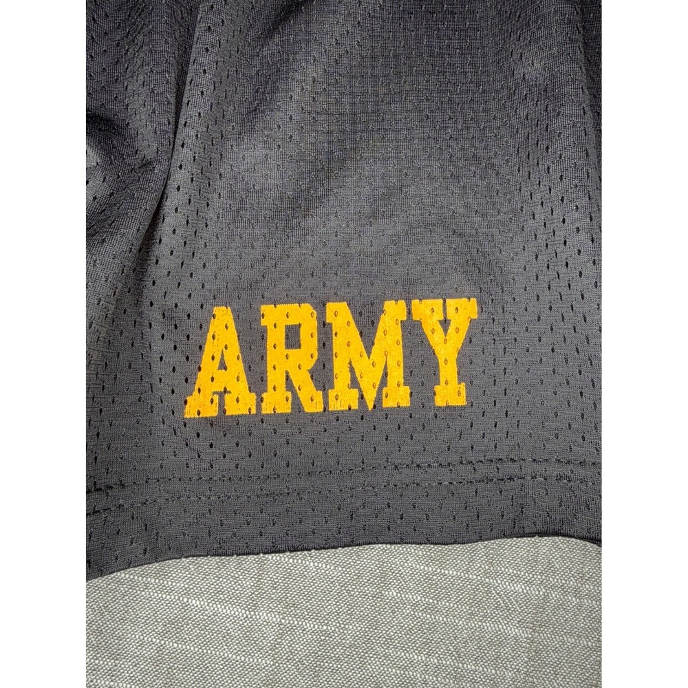 2 Pair Eagle USA Mens Army PT Shorts Black Mesh Athletic Training Large Made USA - Picture 3 of 9